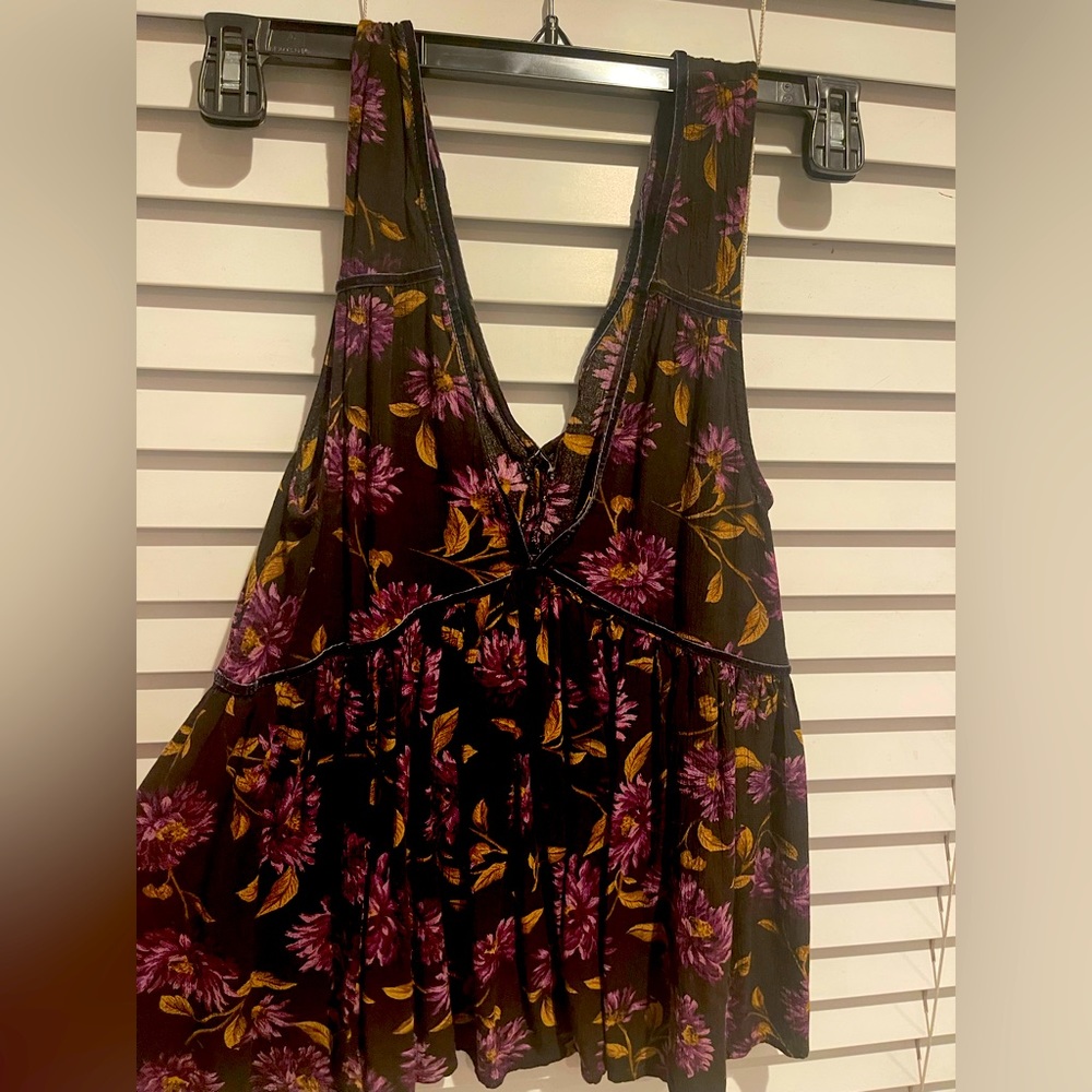 floral summer tank/blouse